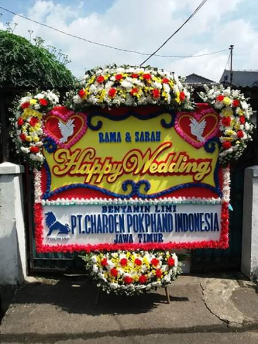 Karangan Bunga Pernikahan  di Grobogan